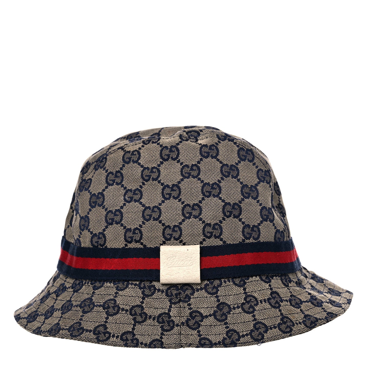 Monogram Web Bucket Hat S Blue