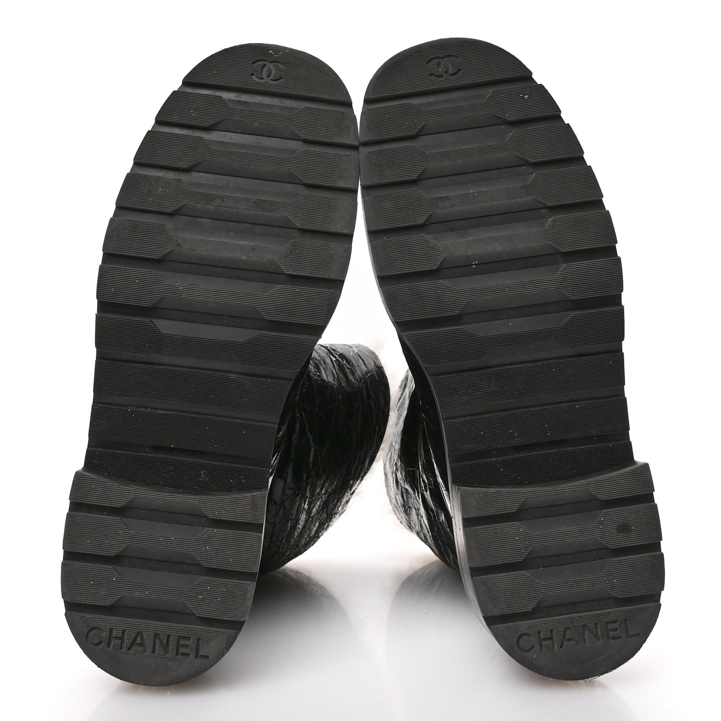 Lambskin Shearling Short Boots 38 Black