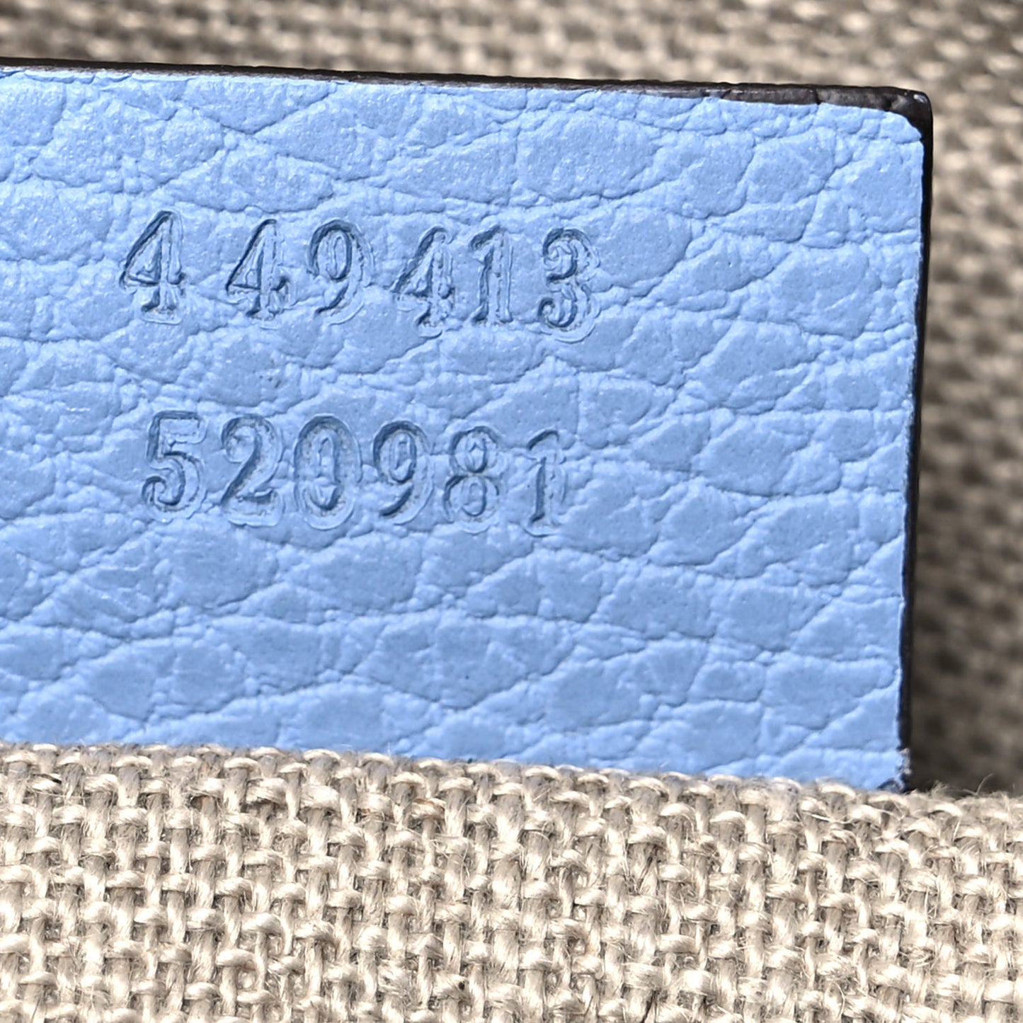 Monogram Mini Bree Messenger Bag Beige Mineral Blue