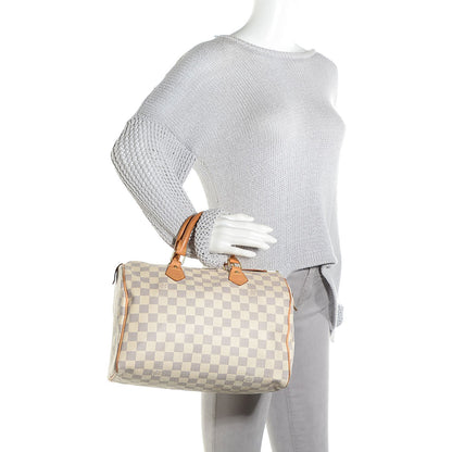 Louis Vuitton Damier Azur Speedy 30 2 of 7