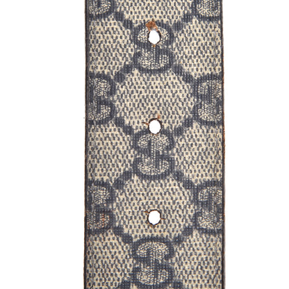 Gucci GG Plus Monogram Interlocking G Belt 85 34 Navy 6 of 8