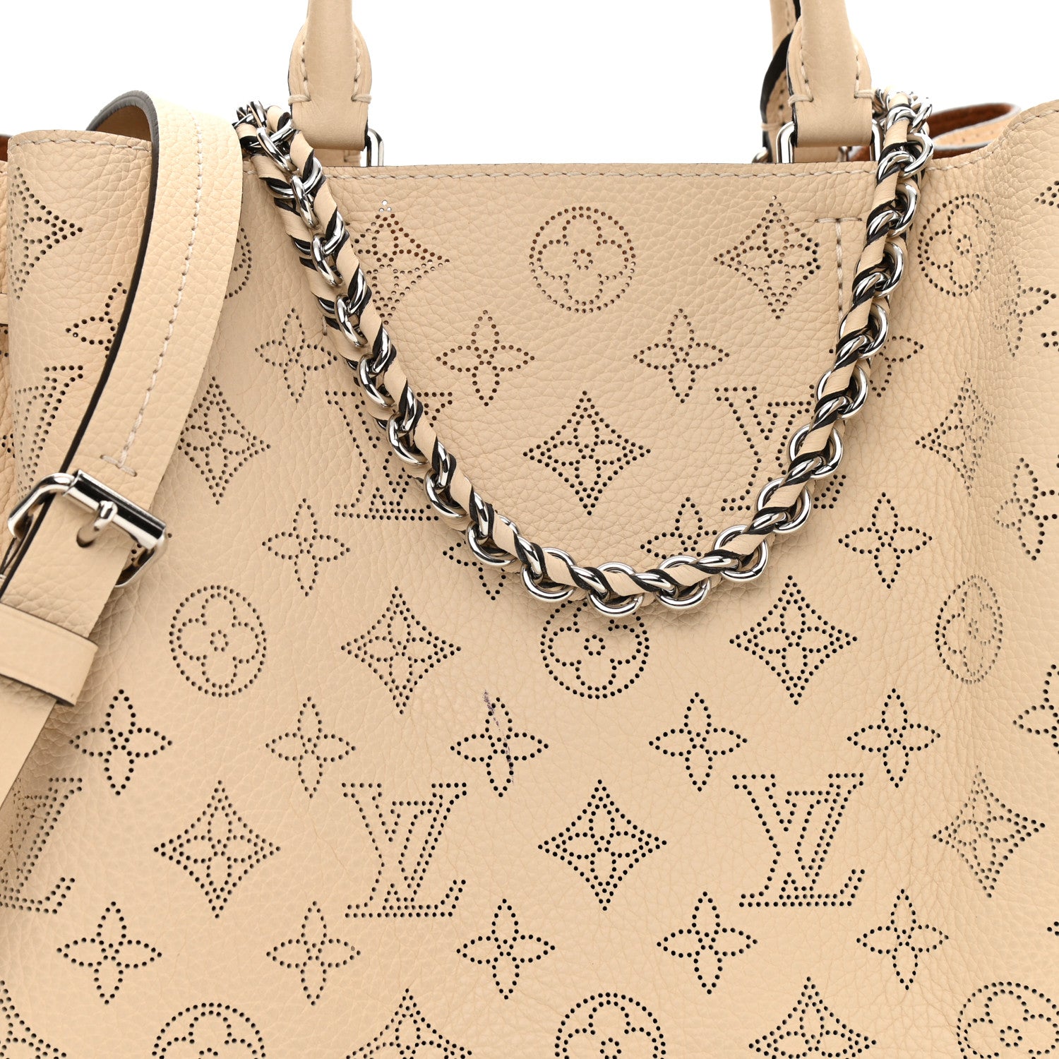 Louis Vuitton Mahina Bella Tote Creme Beige 7 of 9