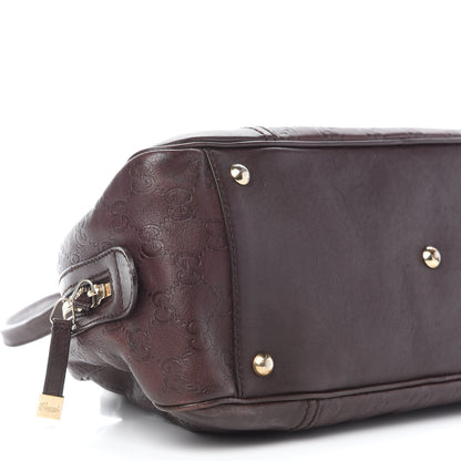 Gucci Guccissima Small Princy Satchel Brown 7 of 10