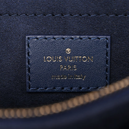 Louis Vuitton Calfskin New Wave Chain Bag MM NM Bleu Nuit 6 of 9