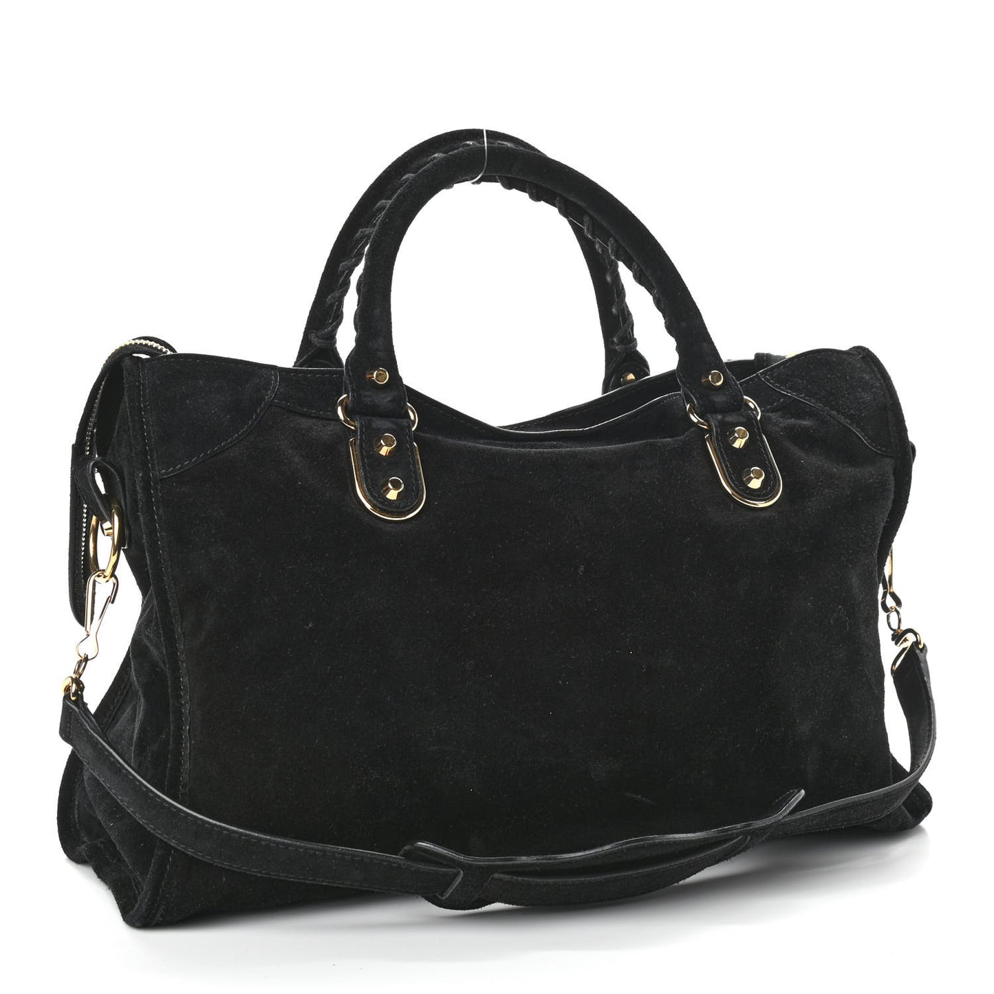 Baby Daim Gold Metallic Edge Hardware City Black