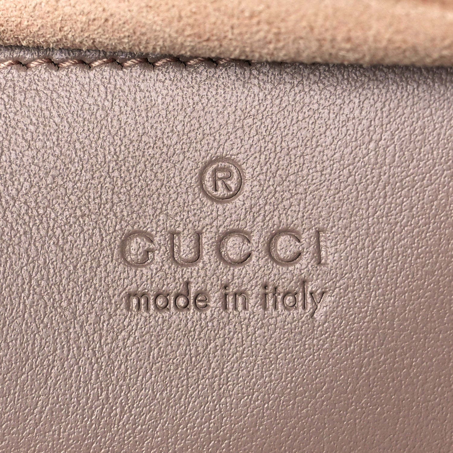 Gucci Calfskin Matelasse Small GG Marmont Chain Shoulder Bag Porcelain Rose 6 of 9