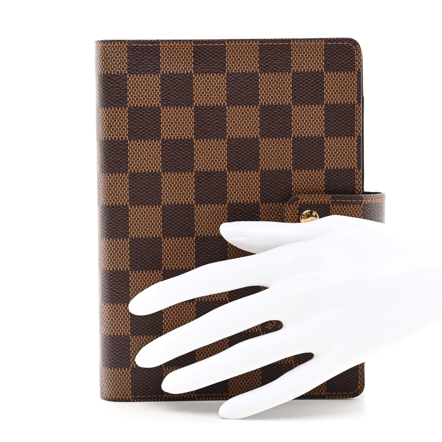 Damier Ebene Medium Ring Agenda Cover