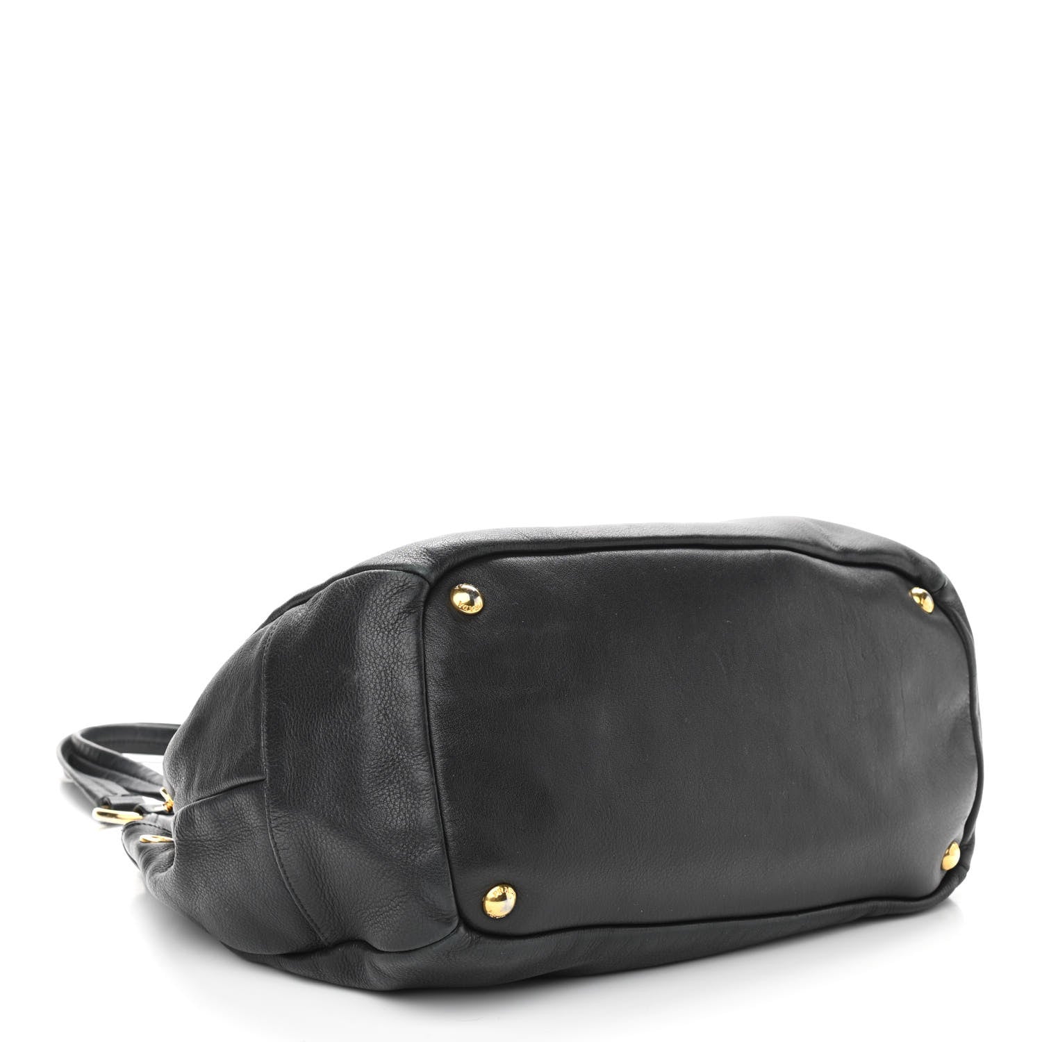 Prada Soft Calf Tote Black 4 of 11