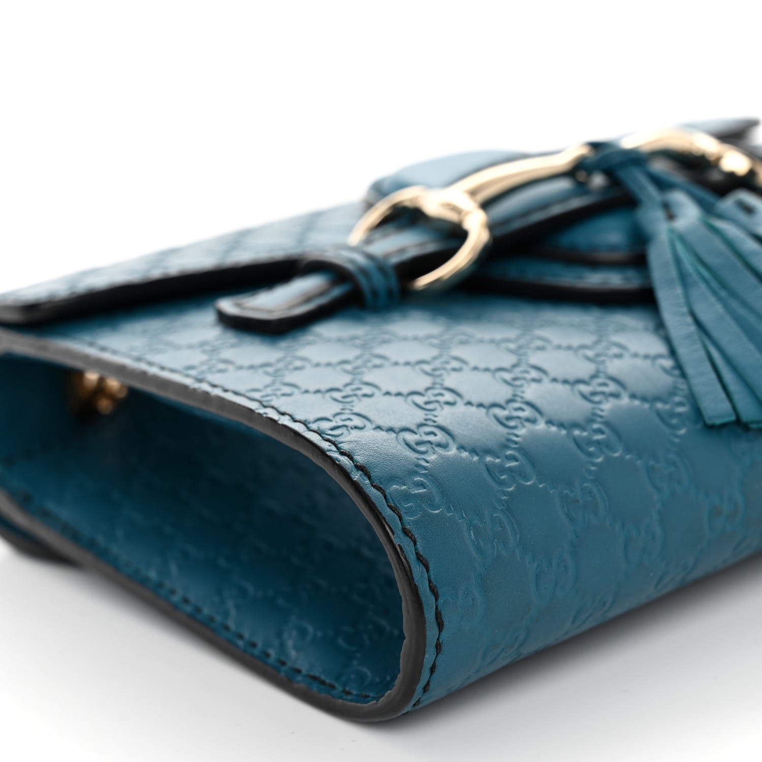 Gucci Microguccissima Mini Emily Shoulder Bag Deep Cobalt 9 of 11
