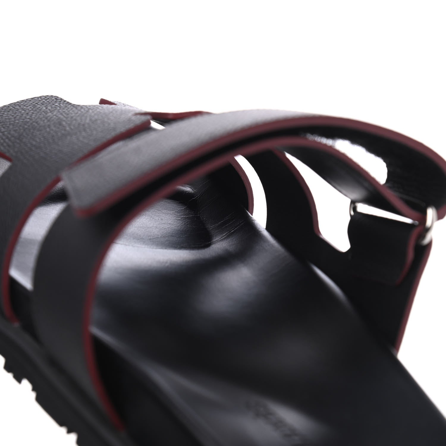 Hermes Epsom Mens Chypre Sandal 41 Black 13 of 15