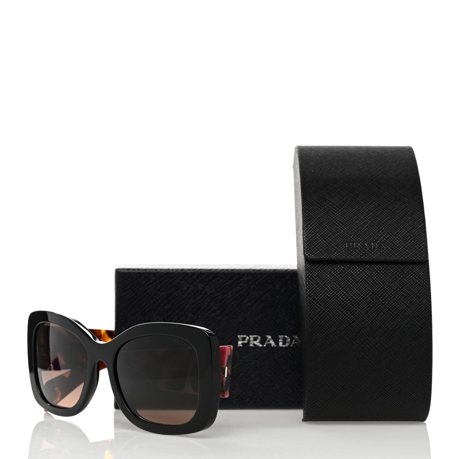 Prada Acetate Sunglasses SPR A08 Tortoise 8 of 8