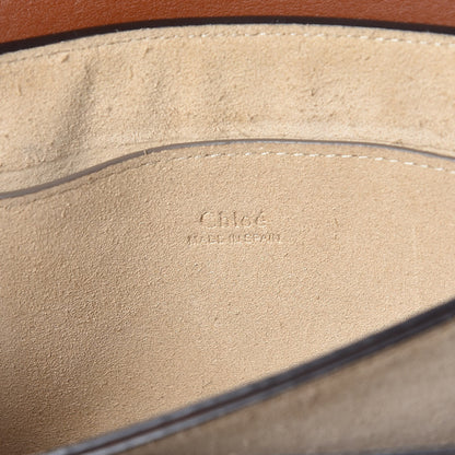 Chloe Suede Calfskin Small Faye Shoulder Bag Tobacco 6 of 17