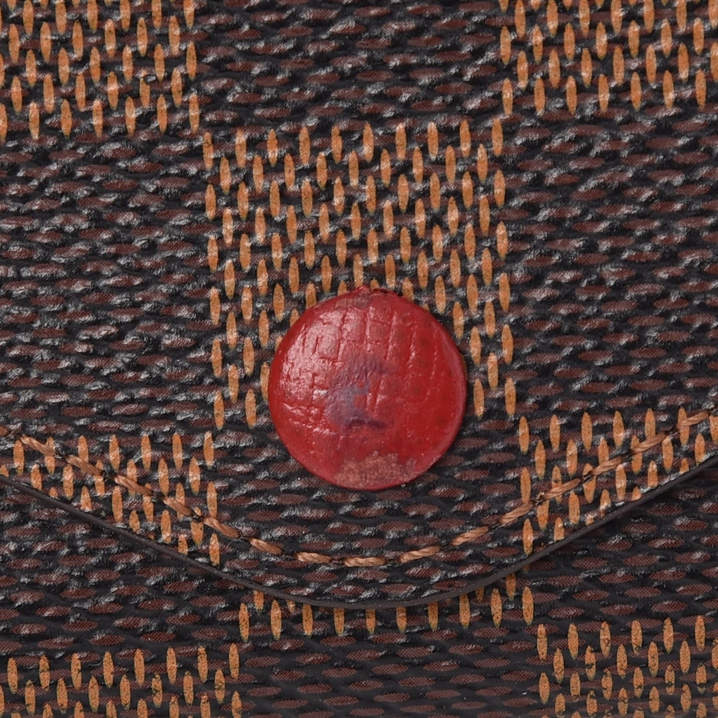 Damier Ebene Josephine Wallet Red