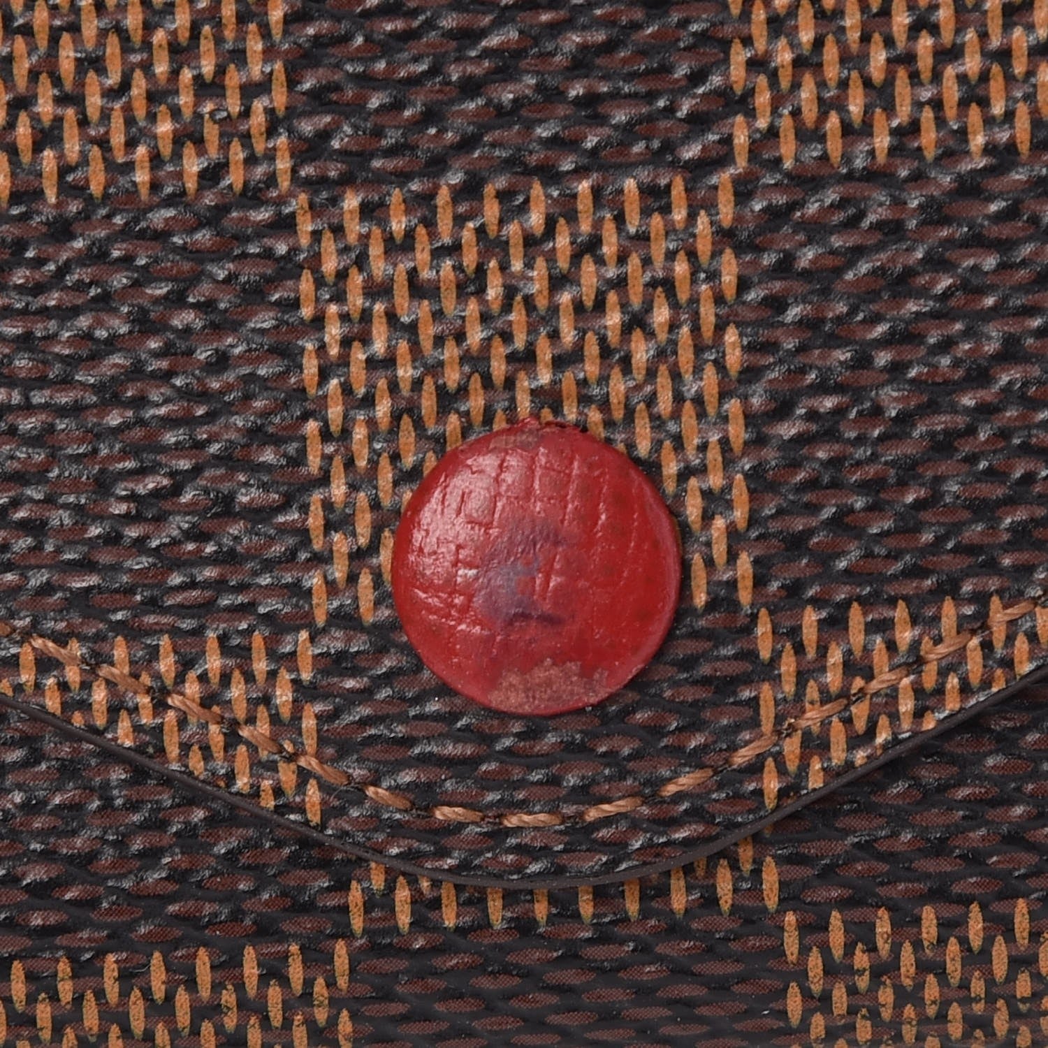Louis Vuitton Damier Ebene Josephine Wallet Red 9 of 9