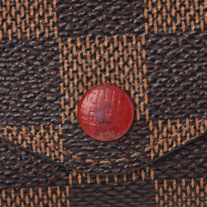 Louis Vuitton Damier Ebene Josephine Wallet Red 9 of 9