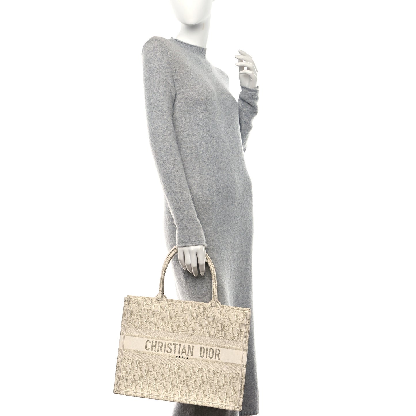 Oblique Medium Book Tote Gold Multicolor