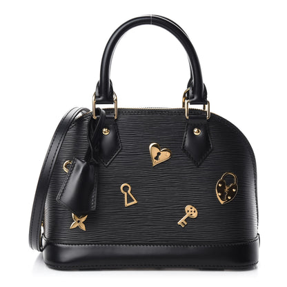 Louis Vuitton Epi Love Lock Alma BB Black 1 of 10