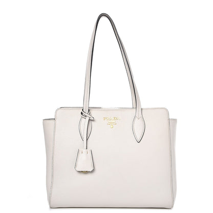 Prada Vitello Daino Shopping Tote Talco 1 of 8