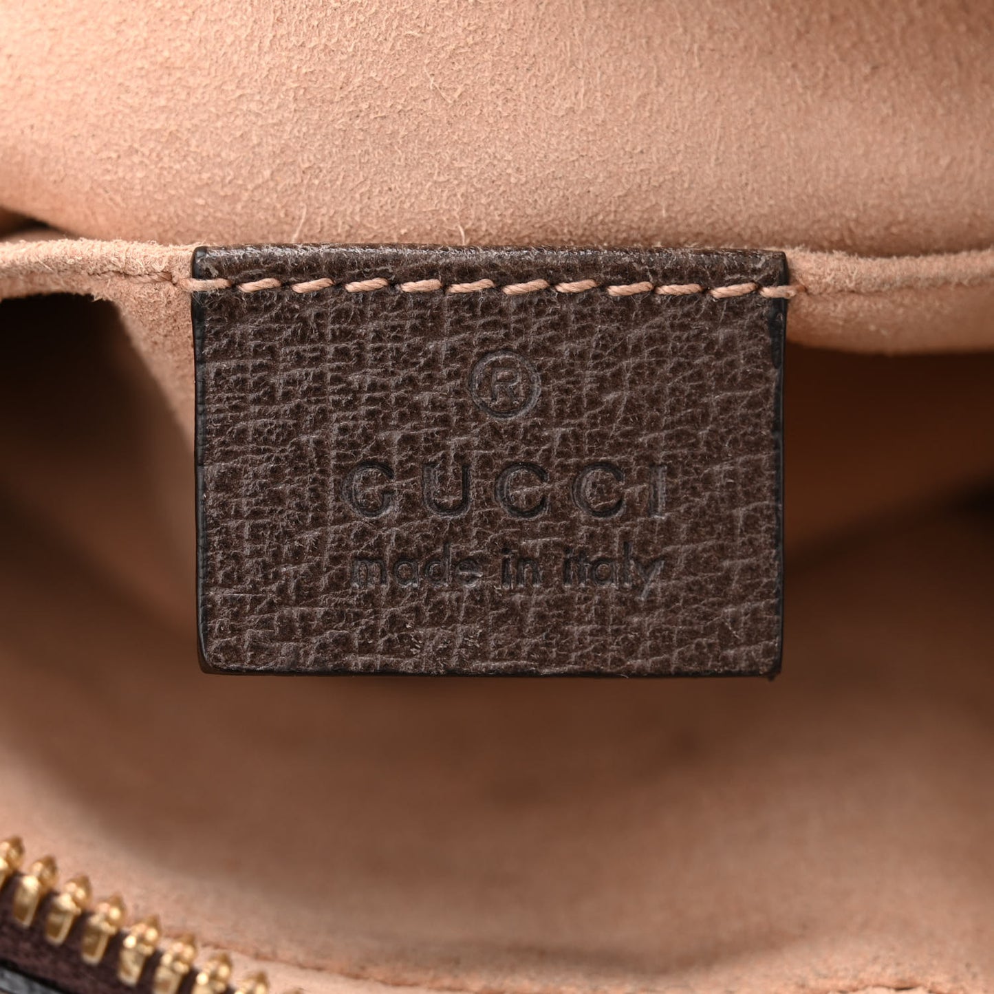 GG Supreme Monogram Web Small Ophidia Belt Bag 95/38 Dark Brown