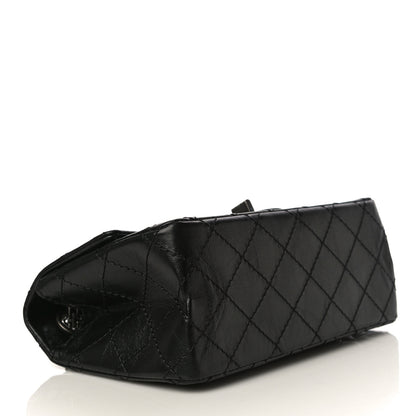 Chanel Aged Calfskin Quilted 2.55 Reissue Mini Flap Black 3 of 11