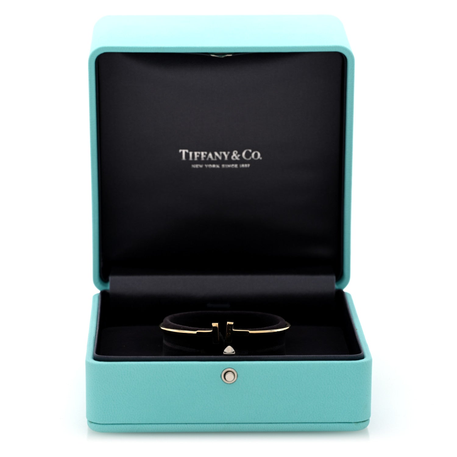 Tiffany 18K Yellow Gold T Wire Bracelet 4 of 4