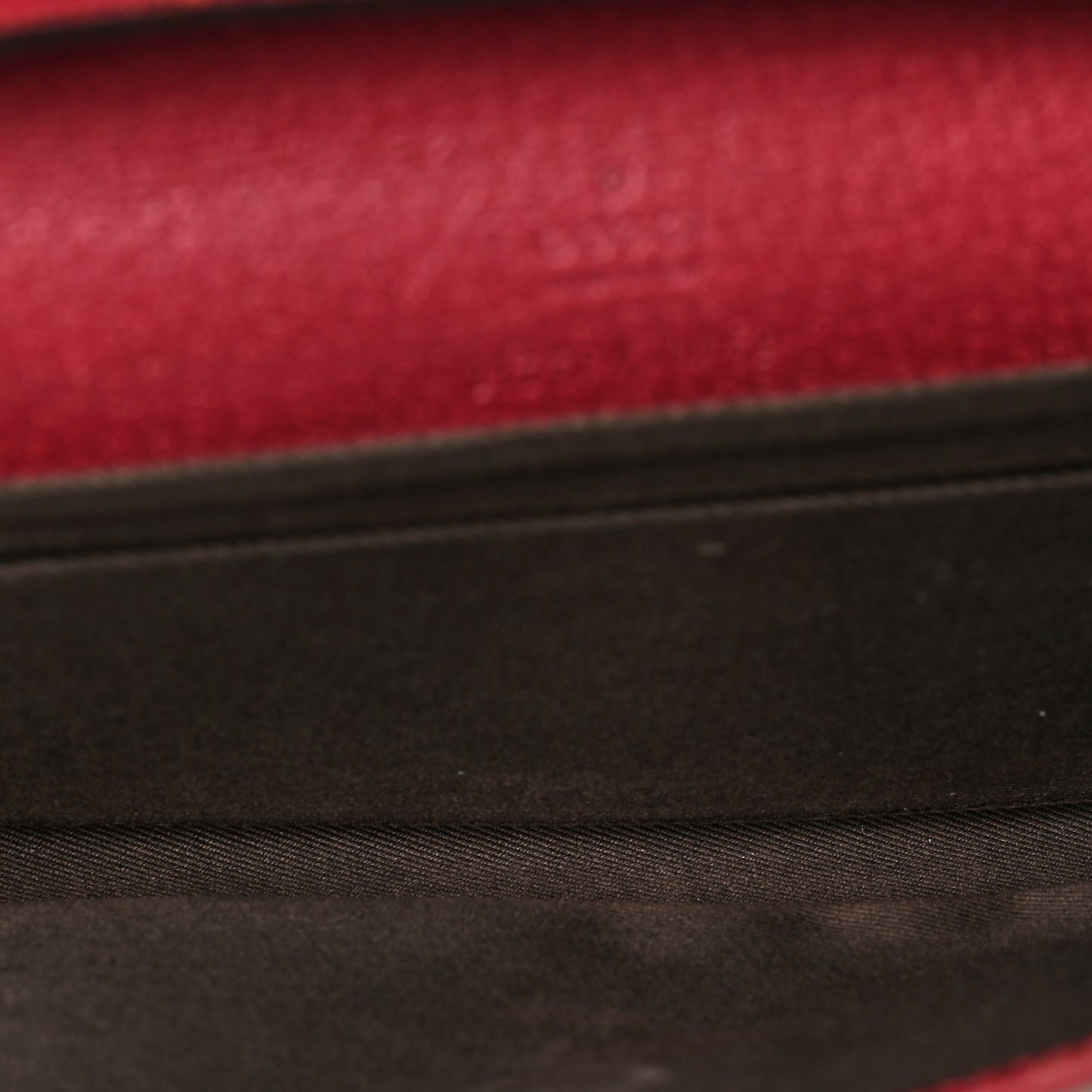 Monogram Bamboo Bar Clutch Red