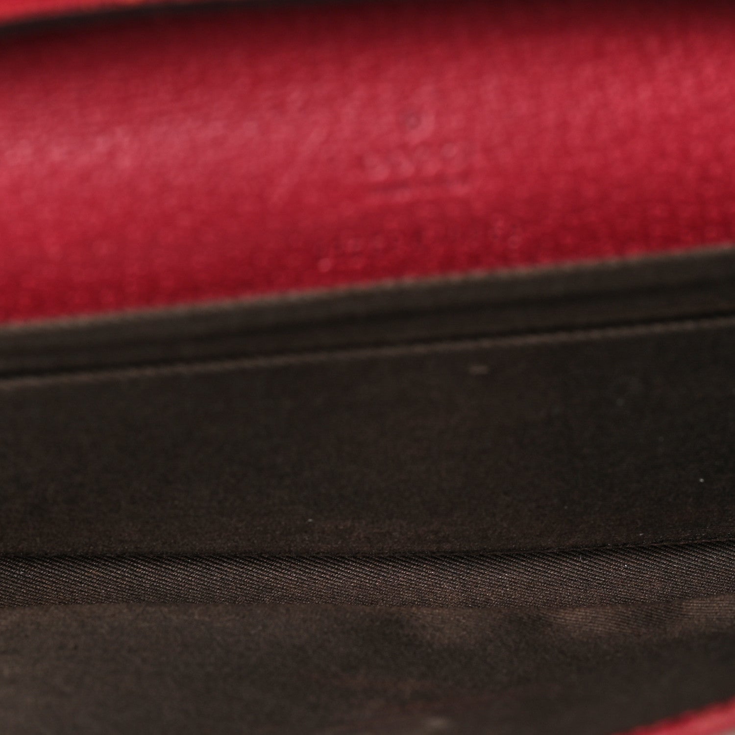 Gucci Monogram Bamboo Bar Clutch Red 5 of 8