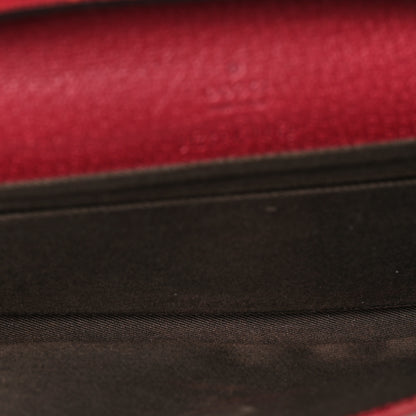 Gucci Monogram Bamboo Bar Clutch Red 5 of 8