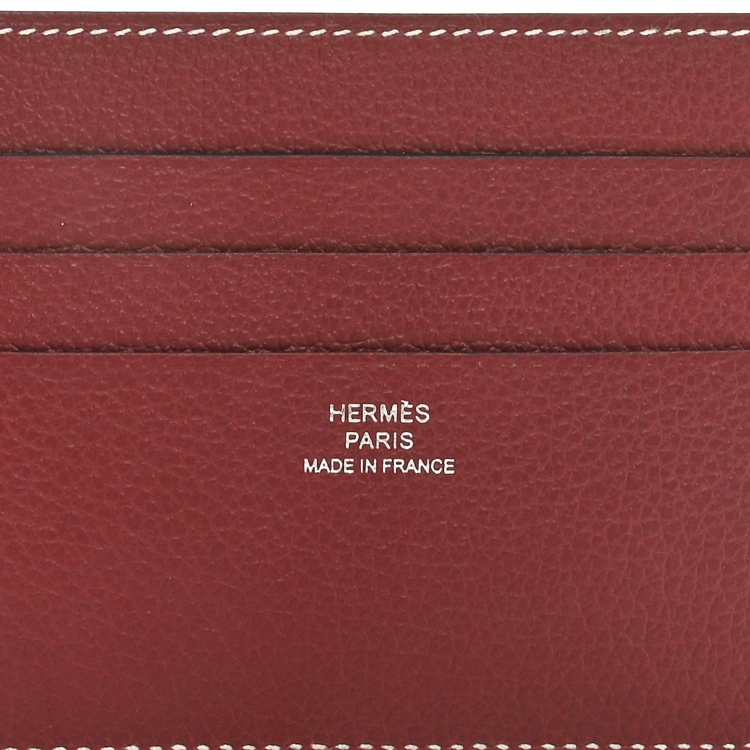 Hermes Evercolor H Sellier Card Holder Rouge H 6 of 7