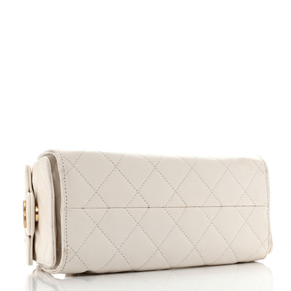Chanel Caviar Quilted Mini Chanel 25 Handbag White 4 of 10