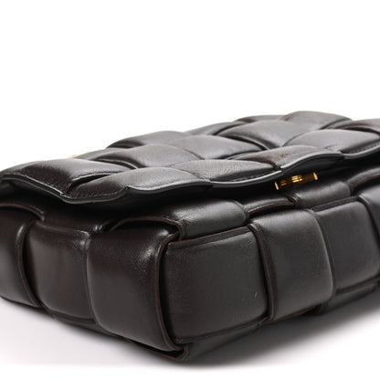 Bottega Veneta Lambskin Maxi Intreccio Padded Chain Cassette Crossbody Bag Fondant 8 of 10
