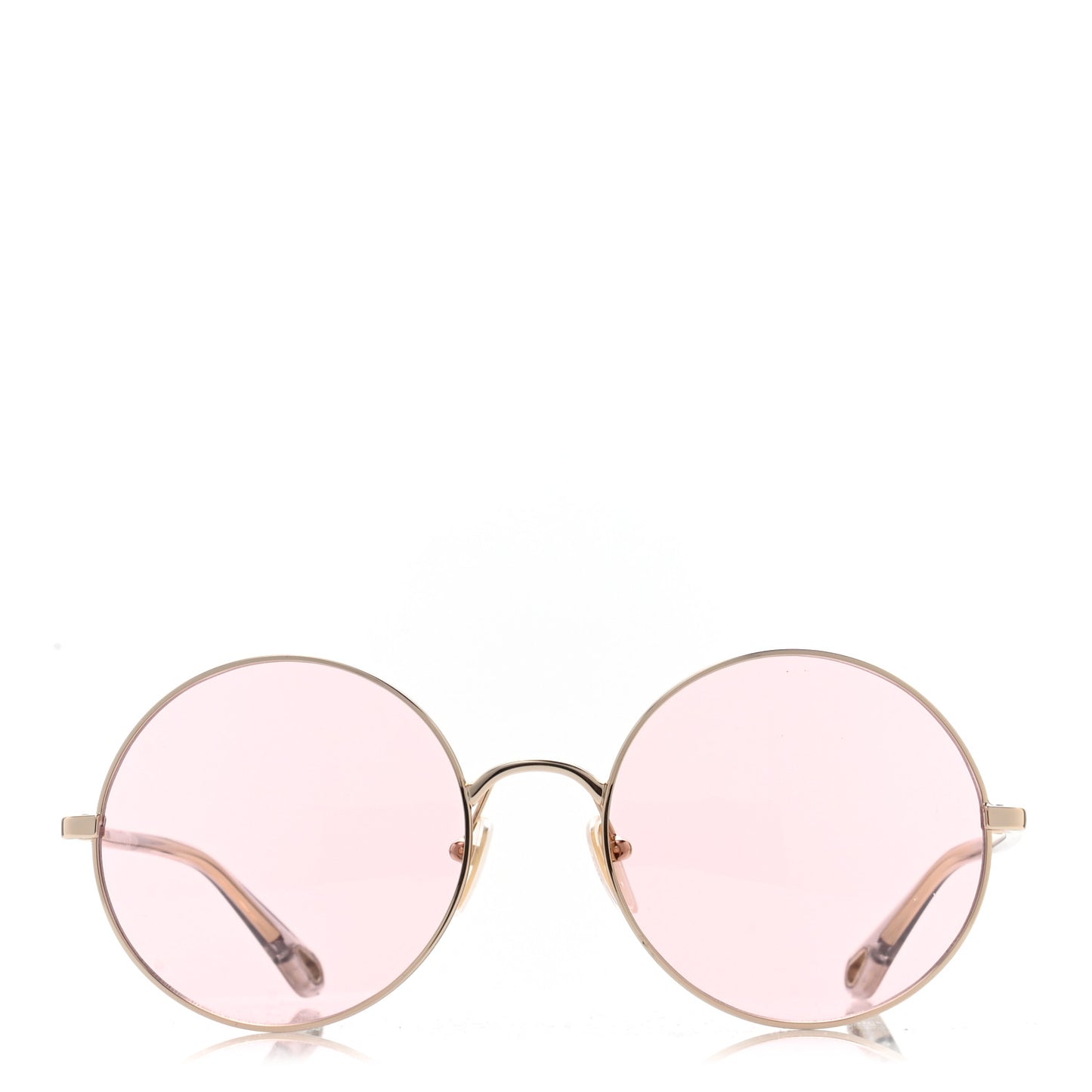 Metal Clip On Round CH4002S Sunglasses Gold