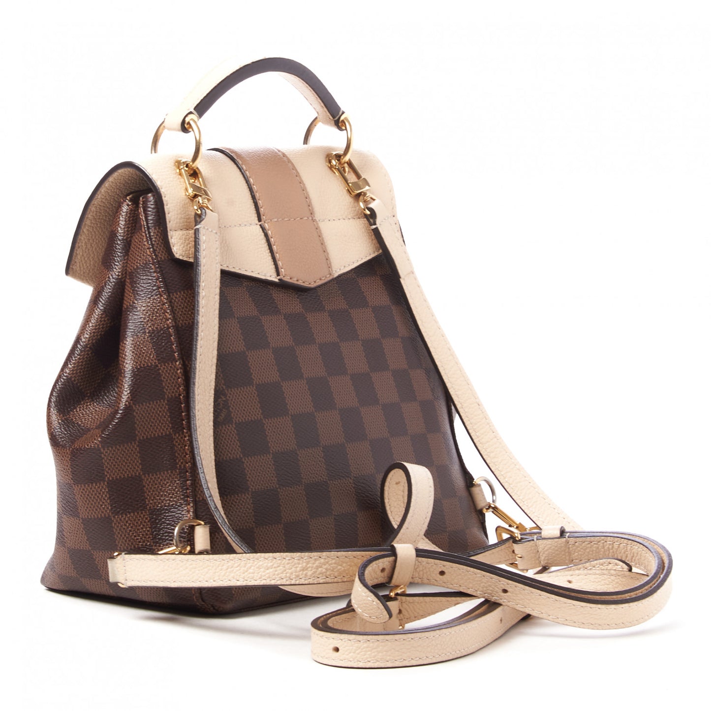 Damier Ebene Clapton Backpack Creme