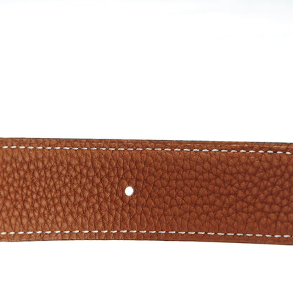 Hermes Box Togo 32mm H Belt 80 Black Gold 9 of 9