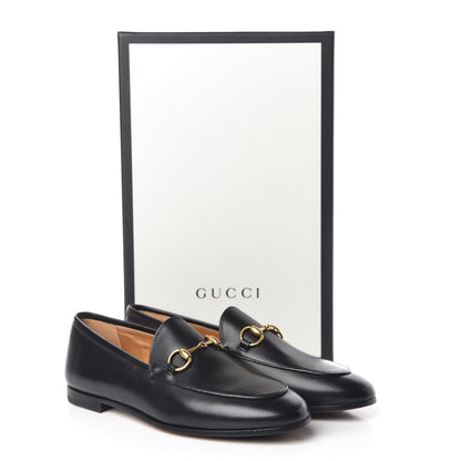 Gucci Calfskin Womens Jordaan Loafers 35 Black 9 of 9