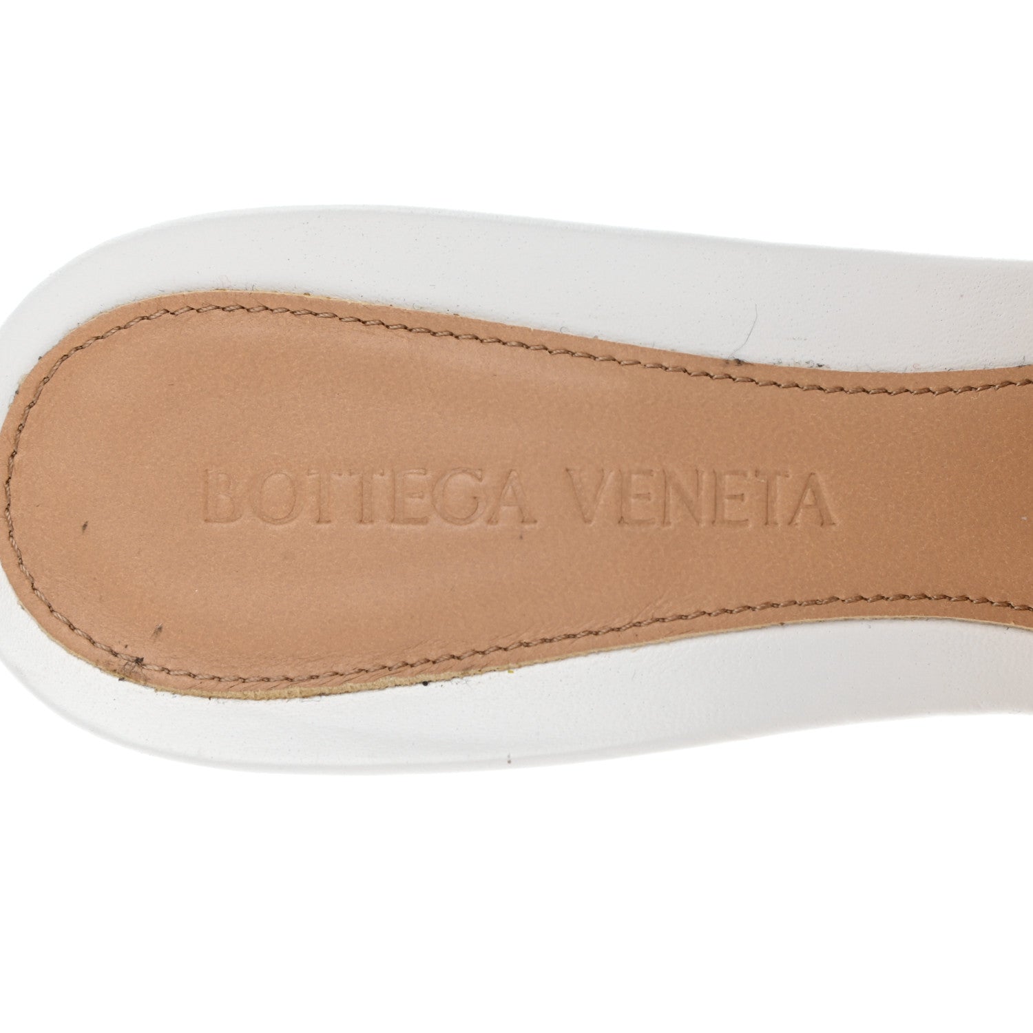 Bottega Veneta Lambskin Stretch Mule Sandals 36.5 Optic White 6 of 8