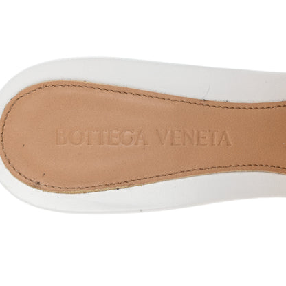 Bottega Veneta Lambskin Stretch Mule Sandals 36.5 Optic White 6 of 8