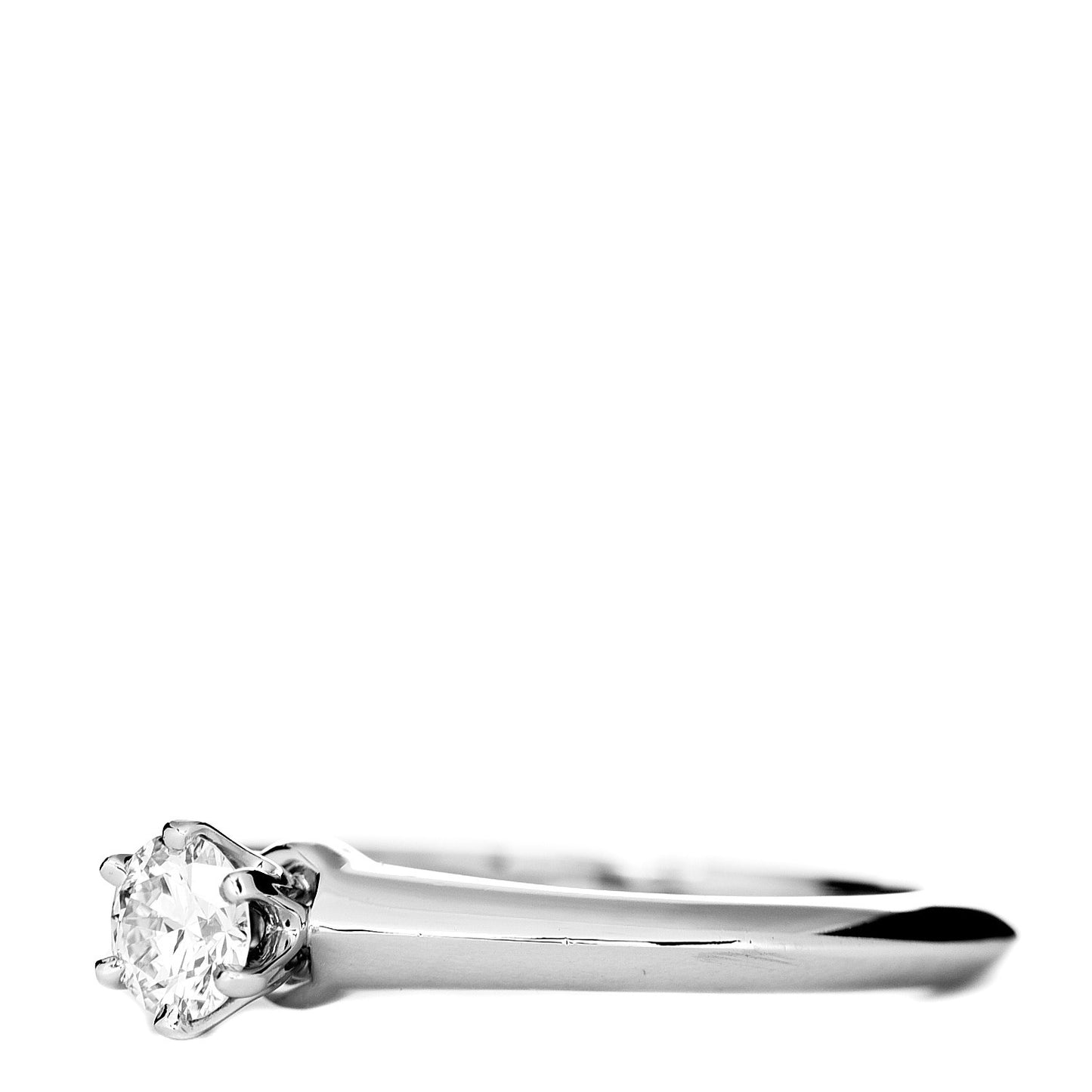 Platinum Diamond .24ct Solitaire Engagement Ring 49 5