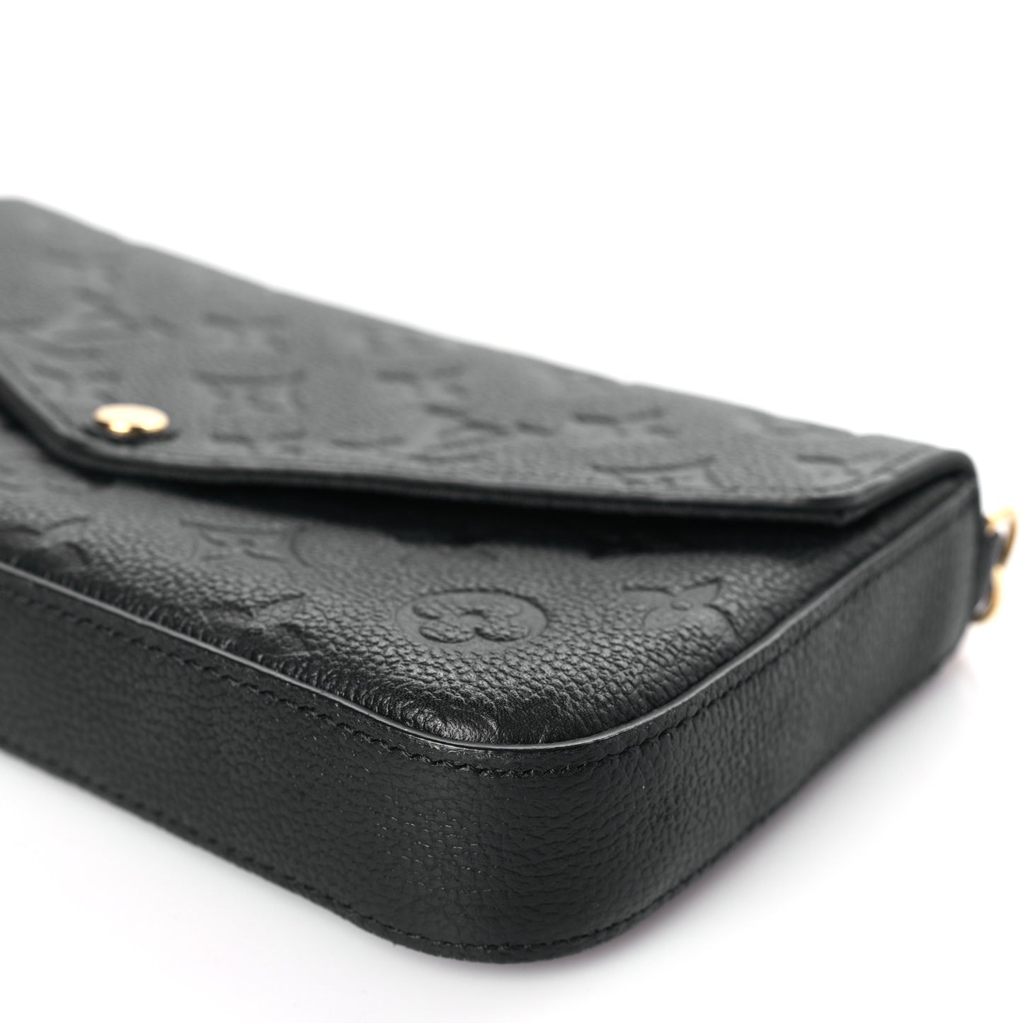 Empreinte Pochette Felicie Chain Wallet Black