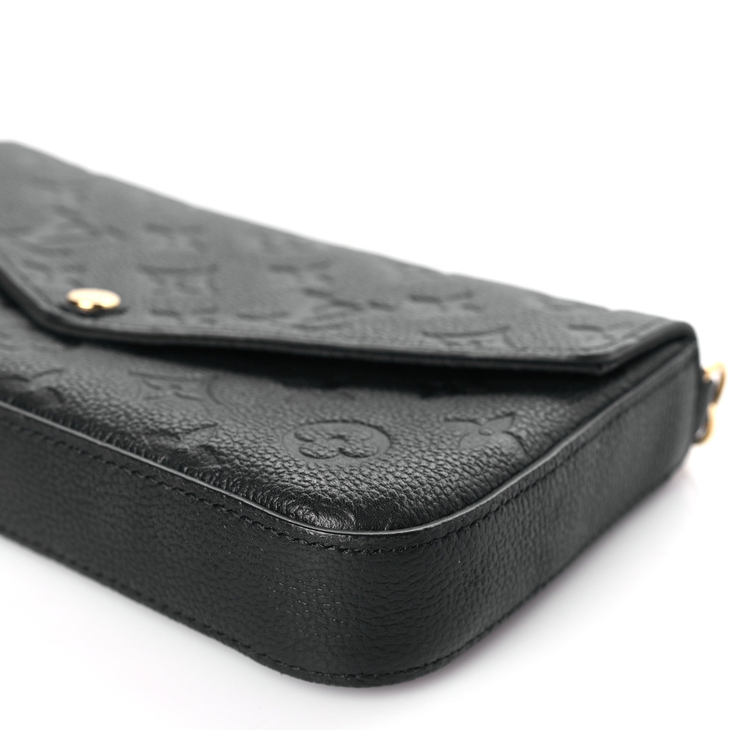 Louis Vuitton Empreinte Pochette Felicie Chain Wallet Black 9 of 10