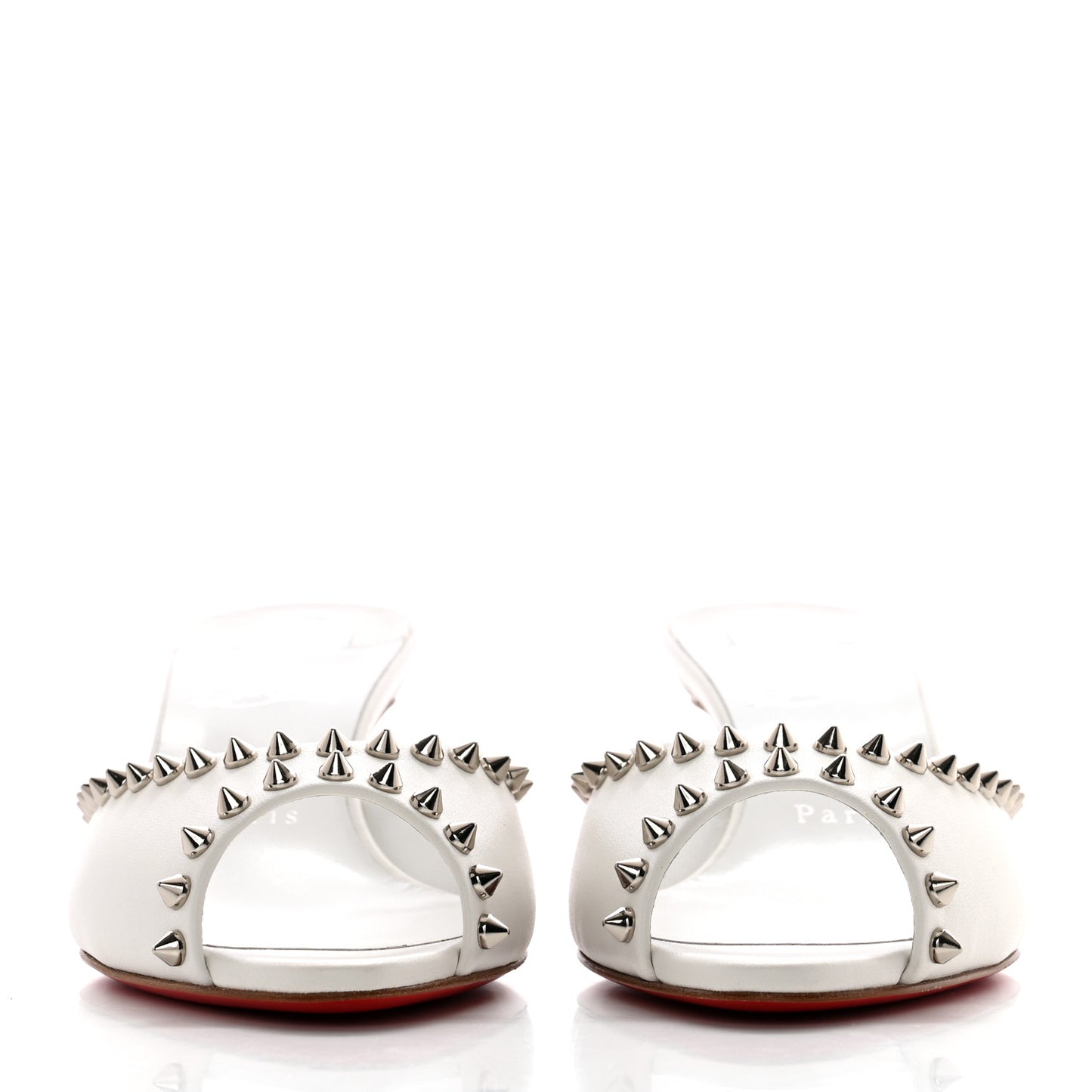 Nappa Spike Me Dolly 55 Sandals 39 Bianco