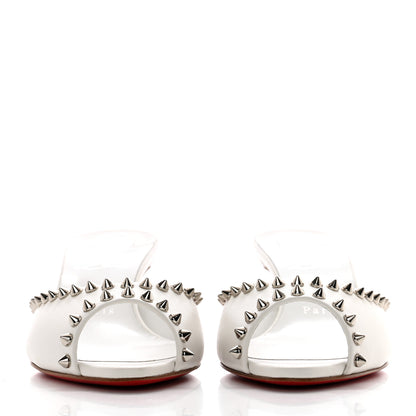 Christian Louboutin Nappa Spike Me Dolly 55 Sandals 39 Bianco 2 of 9