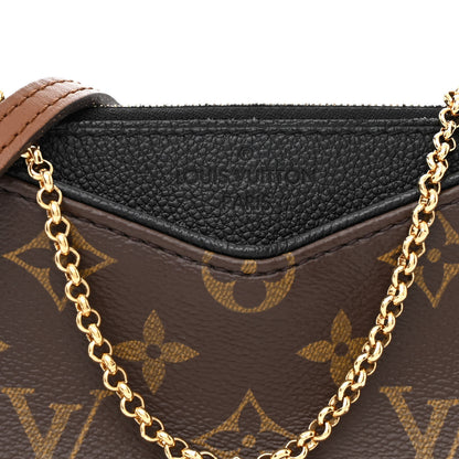 Louis Vuitton Monogram Pallas Clutch Black 8 of 10