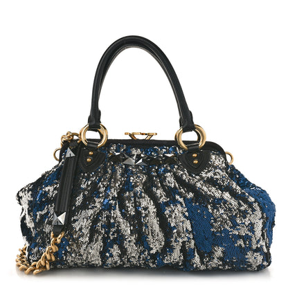 Marc Jacobs Sequined New York Rocker Stam Blue 1 of 9