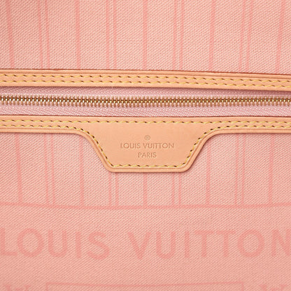 Louis Vuitton Damier Azur Neo Neverfull MM Rose Ballerine 6 of 10