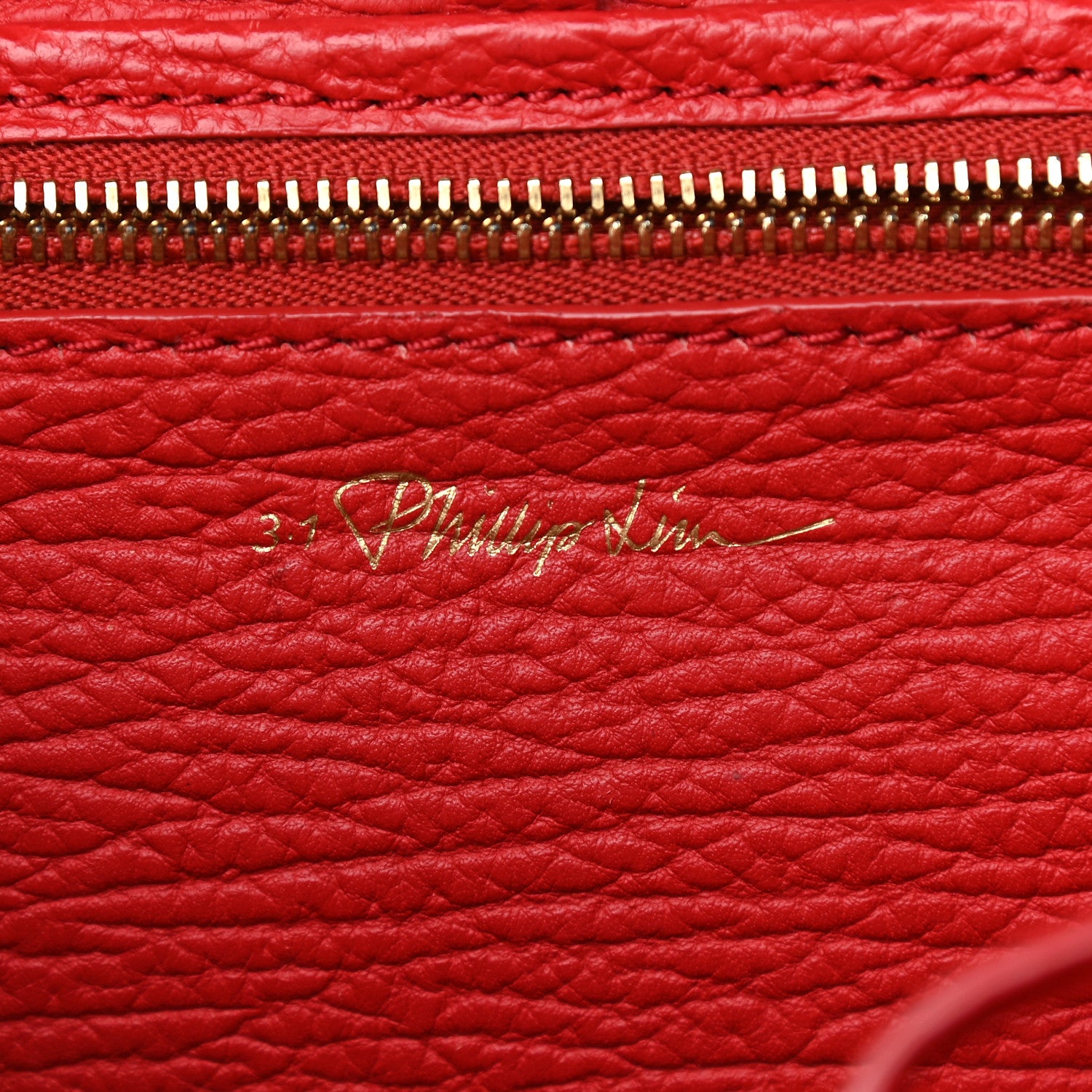 3.1 Phillip Lim Textured Calfskin Mini Pashli Satchel Red 6 of 11