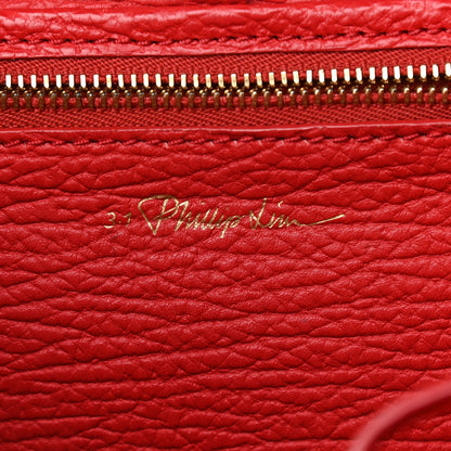 3.1 Phillip Lim Textured Calfskin Mini Pashli Satchel Red 6 of 11