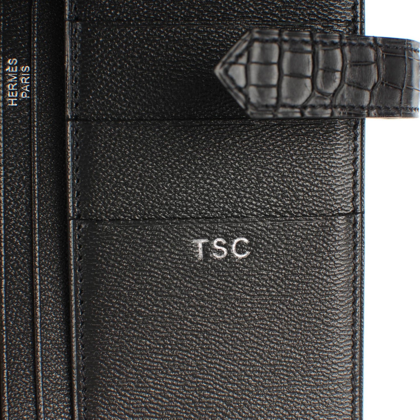 Matte Alligator Bearn Wallet Graphite