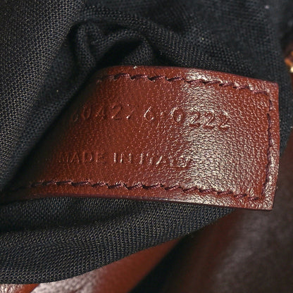 Saint Laurent Raffia Monogram Tassel Kate 99 Dark Nude 7 of 10