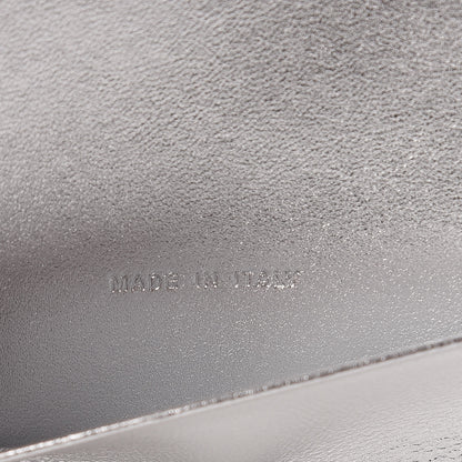 Chanel Metallic Lambskin Quilted Passport Holder Silver 7 of 8